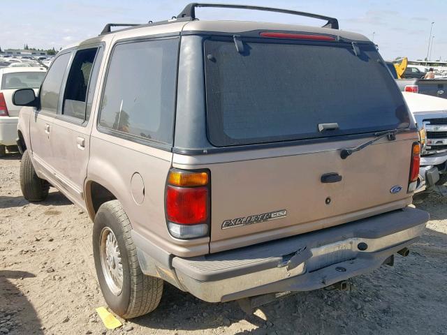 1FMDU34X4SZB08386 - 1995 FORD EXPLORER TAN photo 3