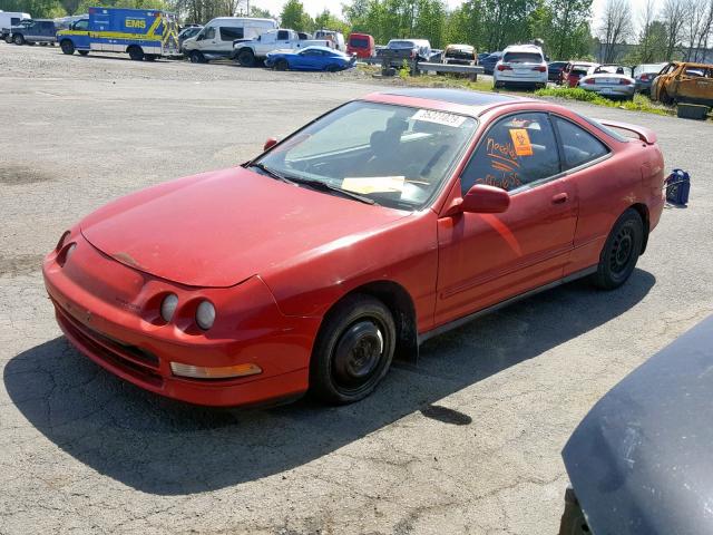 JH4DC4452TS009540 - 1996 ACURA INTEGRA LS RED photo 2