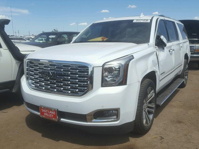 1GKS2HKJ4JR275153 - 2018 GMC YUKON XL D WHITE photo 2