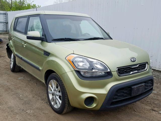 KNDJT2A6XD7573026 - 2013 KIA SOUL + GREEN photo 1