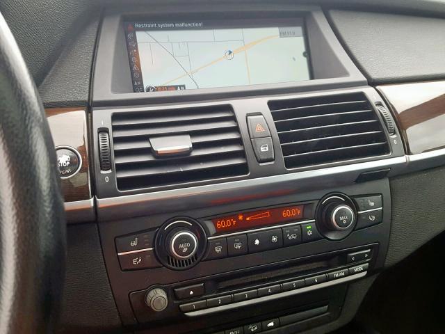 5UXFG8C5XCLZ97201 - 2012 BMW X6 XDRIVE5 თეთრი ფოტო 9