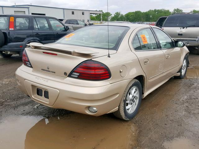 1G2NF52E33M506160 - 2003 PONTIAC GRAND AM S GOLD photo 4