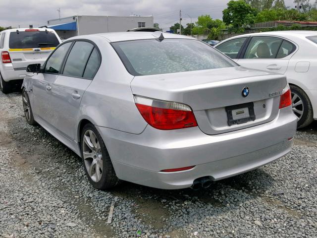 WBANW13578CZ83770 - 2008 BMW 535 I SILVER photo 3