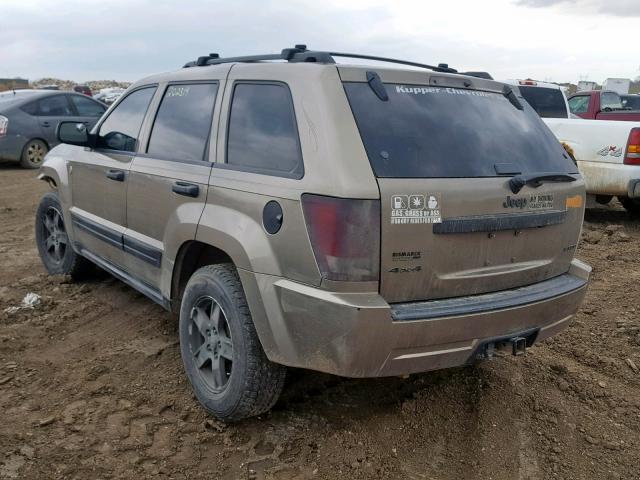 1J4HR48N05C523535 - 2005 JEEP GRAND CHER BEIGE photo 3