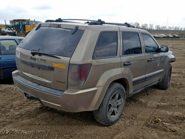 1J4HR48N05C523535 - 2005 JEEP GRAND CHER BEIGE photo 4