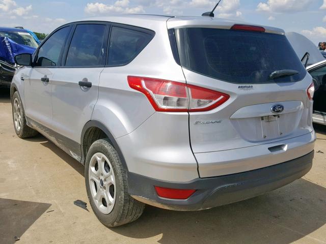 1FMCU0F70FUB29620 - 2015 FORD ESCAPE S SILVER photo 3