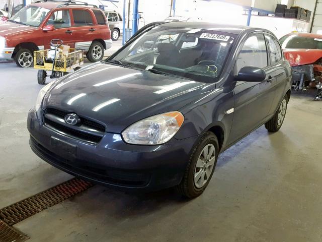 KMHCM3AC4AU149688 - 2010 HYUNDAI ACCENT BLU GRAY photo 2