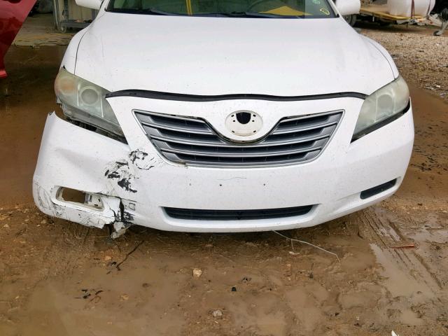 4T1BB46K78U045438 - 2008 TOYOTA CAMRY HYBR WHITE photo 9