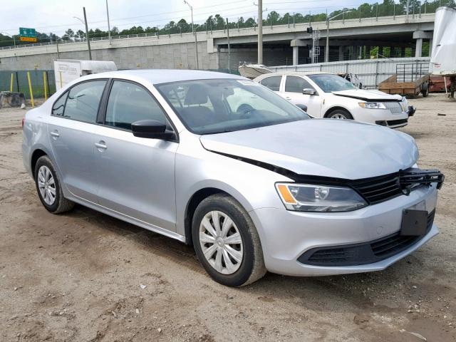 3VW2K7AJ3BM389958 - 2011 VOLKSWAGEN JETTA BASE SILVER photo 1
