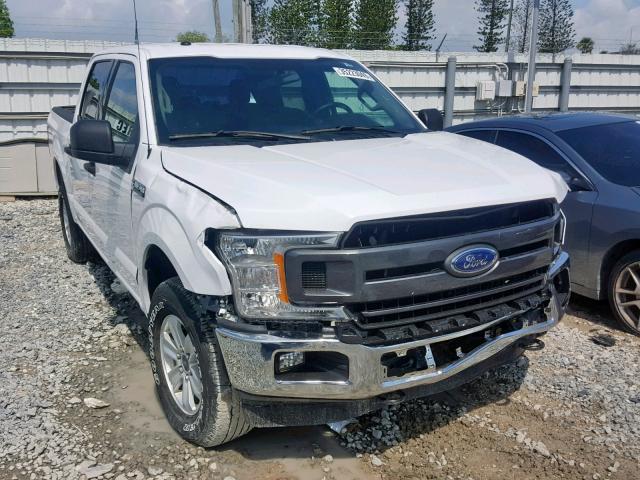 1FTEW1E58JKC57170 - 2018 FORD F150 SUPER WHITE photo 1