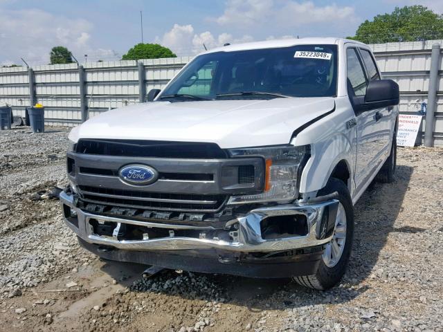 1FTEW1E58JKC57170 - 2018 FORD F150 SUPER WHITE photo 2