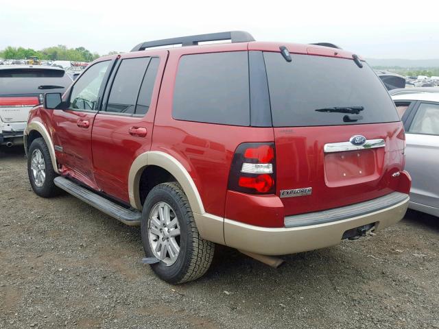 1FMEU74E48UA67502 - 2008 FORD EXPLORER E RED photo 3