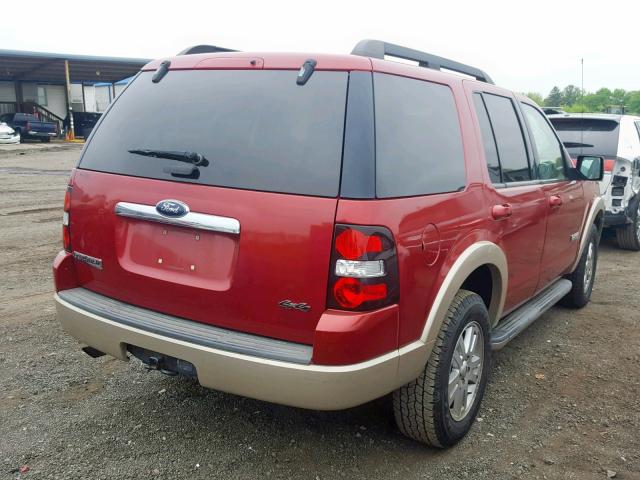 1FMEU74E48UA67502 - 2008 FORD EXPLORER E RED photo 4