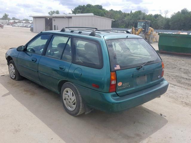 3FALP15P7VR107712 - 1997 FORD ESCORT LX GREEN photo 3