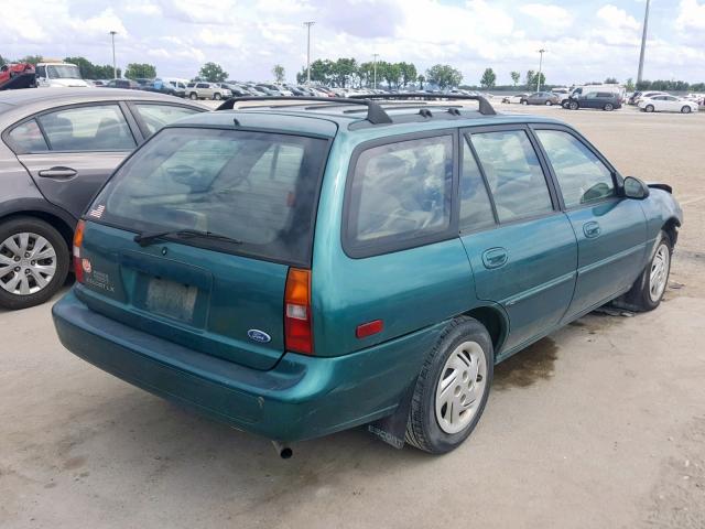 3FALP15P7VR107712 - 1997 FORD ESCORT LX GREEN photo 4