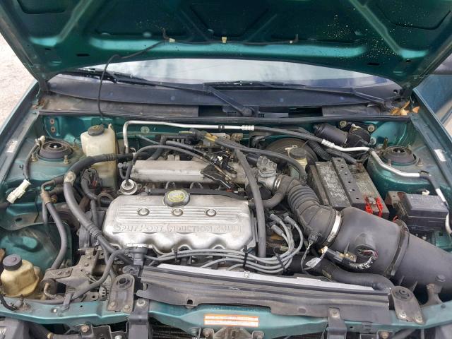 3FALP15P7VR107712 - 1997 FORD ESCORT LX GREEN photo 7