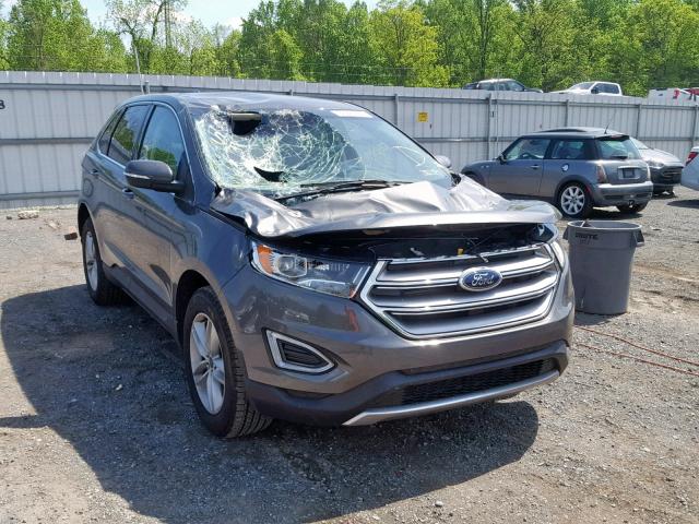 2FMPK4J88JBB93112 - 2018 FORD EDGE SEL CHARCOAL photo 1