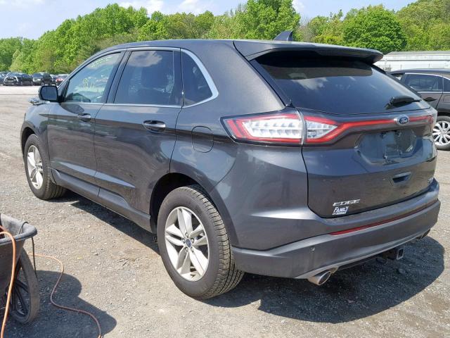 2FMPK4J88JBB93112 - 2018 FORD EDGE SEL CHARCOAL photo 3