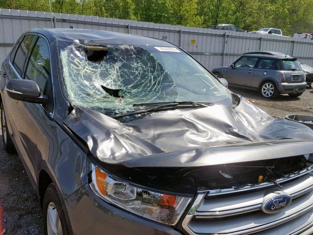 2FMPK4J88JBB93112 - 2018 FORD EDGE SEL CHARCOAL photo 9