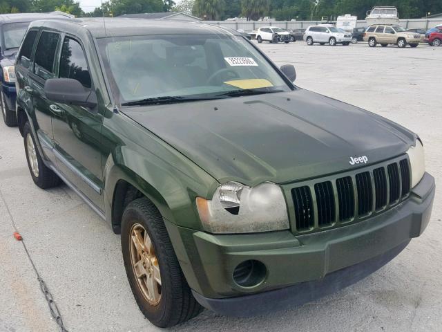 1J8GS48K97C591176 - 2007 JEEP GRAND CHER GREEN photo 1