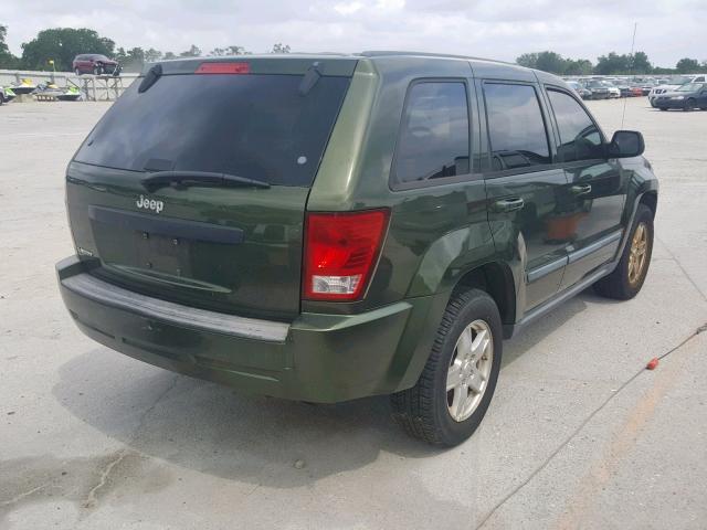 1J8GS48K97C591176 - 2007 JEEP GRAND CHER GREEN photo 4