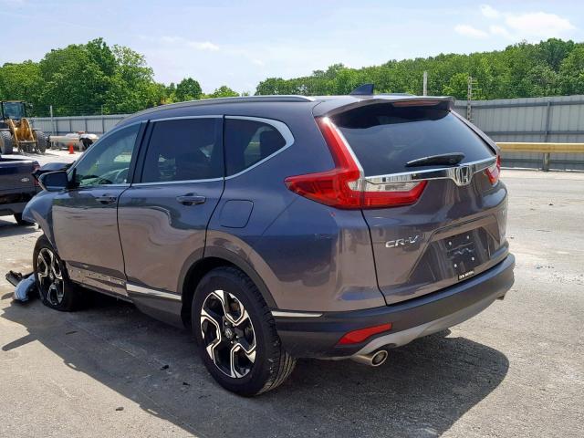 7FARW2H9XJE086333 - 2018 HONDA CR-V TOURI GRAY photo 3