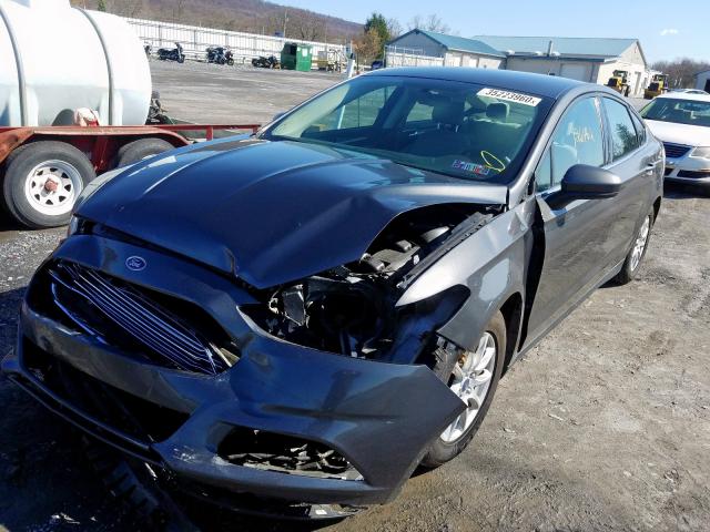 3FA6P0G77FR202535 - 2015 FORD FUSION S  photo 2