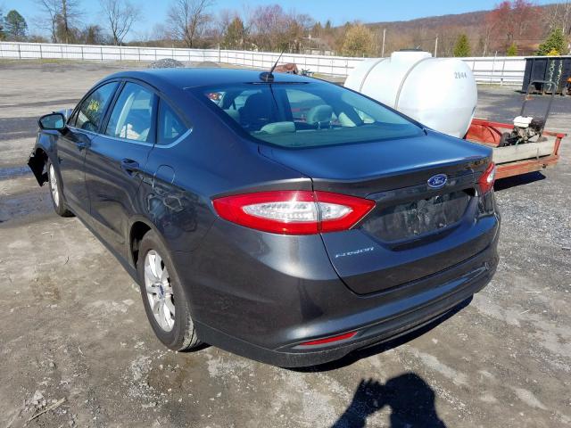 3FA6P0G77FR202535 - 2015 FORD FUSION S  photo 3