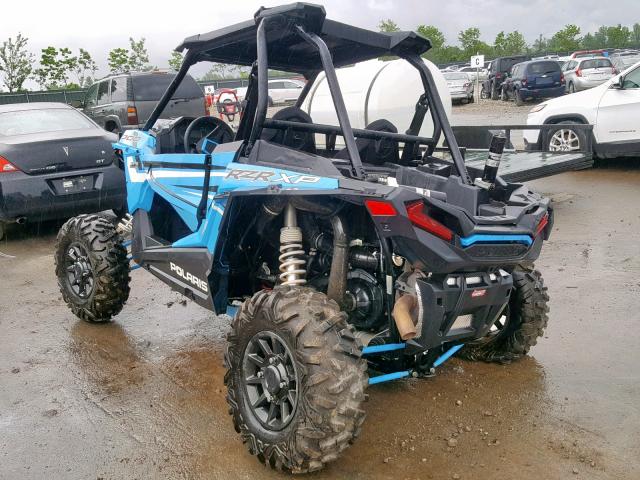 3NSVDE993KG443152 - 2019 POLARIS RZR XP 100 BLUE photo 3