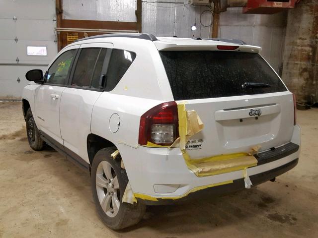 1C4NJDBBXGD626649 - 2016 JEEP COMPASS SP თეთრი ფოტო 3