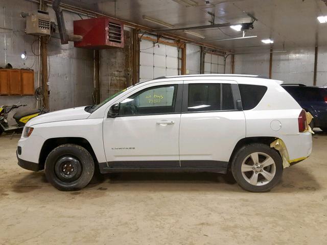 1C4NJDBBXGD626649 - 2016 JEEP COMPASS SP თეთრი ფოტო 9