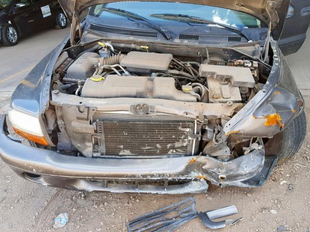 1D7HG38N43S110824 - 2003 DODGE DAKOTA QUA GRAY photo 7