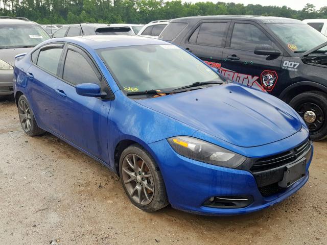 1C3CDFBA1DD343946 - 2013 DODGE DART SXT BLUE photo 1