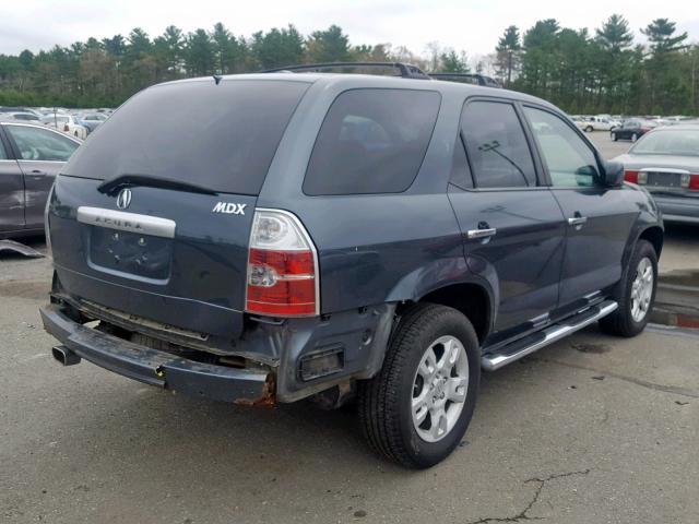 2HNYD18795H554469 - 2005 ACURA MDX TOURIN BLUE photo 4