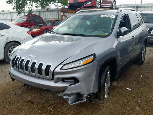 1C4PJLDBXEW179046 - 2014 JEEP CHEROKEE L SILVER photo 2