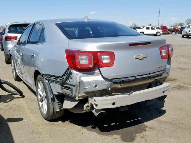 1G11H5SA4DU126630 - 2013 CHEVROLET MALIBU LTZ 银色 照片 3