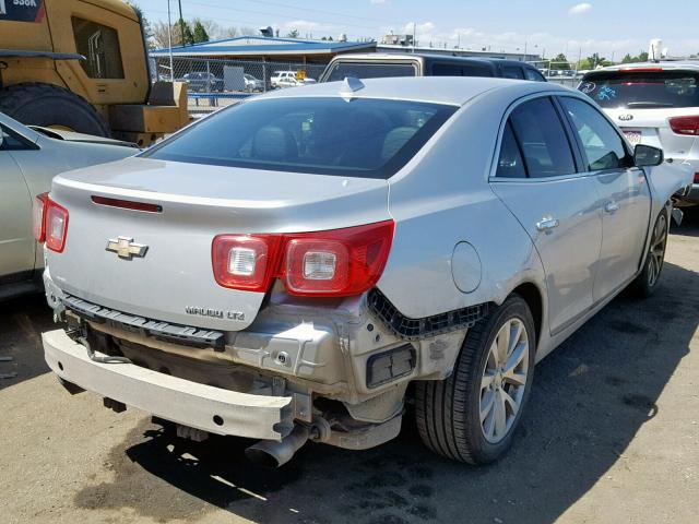 1G11H5SA4DU126630 - 2013 CHEVROLET MALIBU LTZ 银色 照片 4