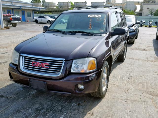 1GKDT13S982146221 - 2008 GMC ENVOY BURGUNDY photo 2