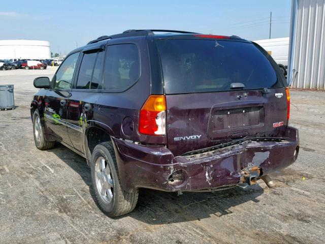 1GKDT13S982146221 - 2008 GMC ENVOY BURGUNDY photo 3