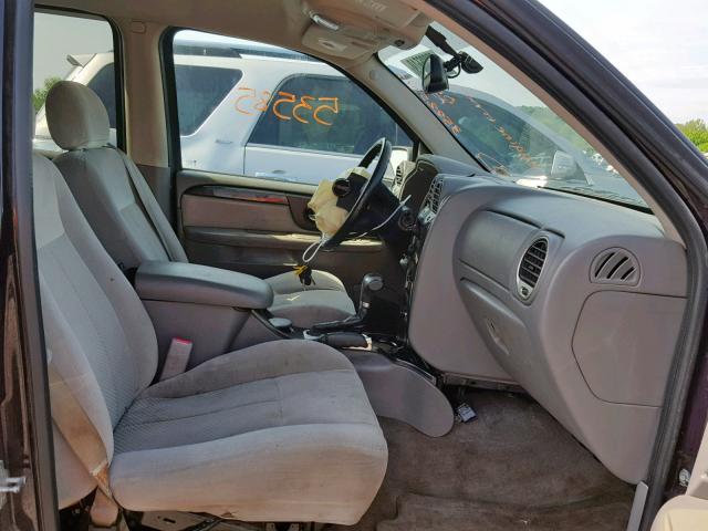 1GKDT13S982146221 - 2008 GMC ENVOY BURGUNDY photo 5