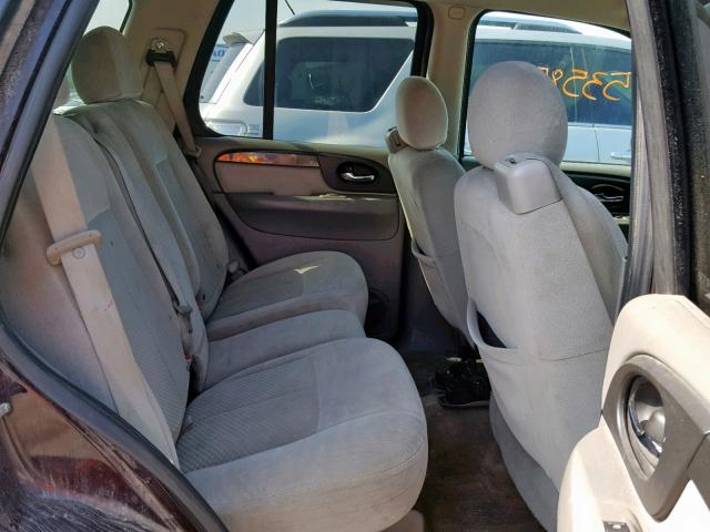 1GKDT13S982146221 - 2008 GMC ENVOY BURGUNDY photo 6