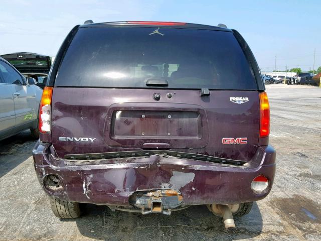 1GKDT13S982146221 - 2008 GMC ENVOY BURGUNDY photo 9