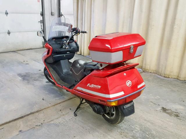 LCETDNP1186300085 - 2008 FASH SCOOTER RED photo 3