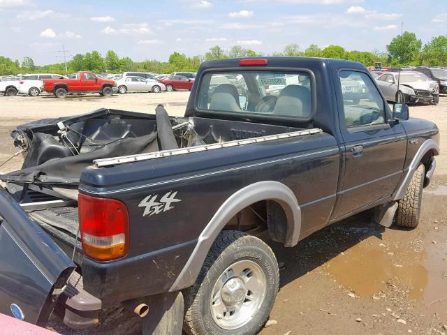 1FTCR11A3TTA37045 - 1996 FORD RANGER BLACK photo 4