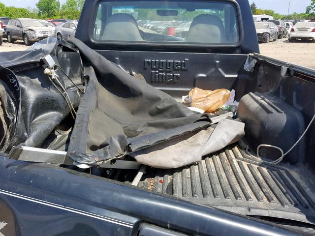 1FTCR11A3TTA37045 - 1996 FORD RANGER BLACK photo 6