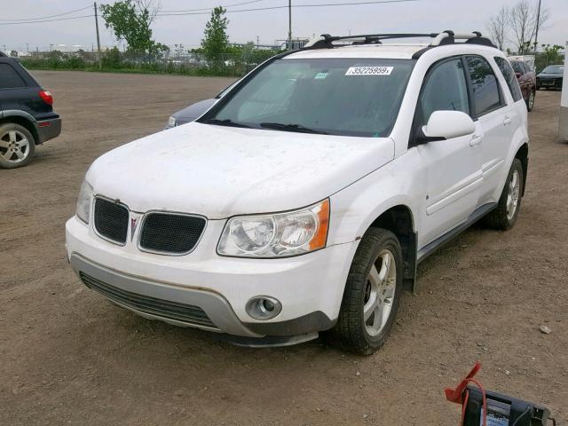 2CKDL43F996238037 - 2009 PONTIAC TORRENT WHITE photo 2