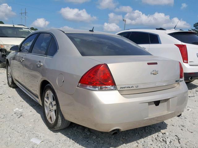 2G1WG5E3XC1226909 - 2012 CHEVROLET IMPALA LT GOLD photo 3