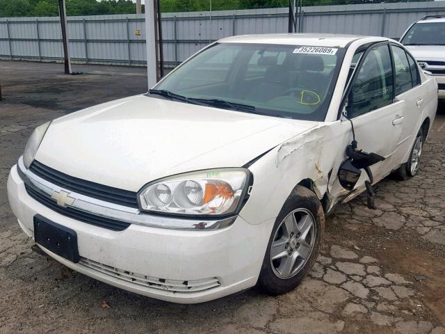 1G1ZT54874F100832 - 2004 CHEVROLET MALIBU LS WHITE photo 2