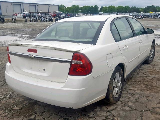 1G1ZT54874F100832 - 2004 CHEVROLET MALIBU LS WHITE photo 4