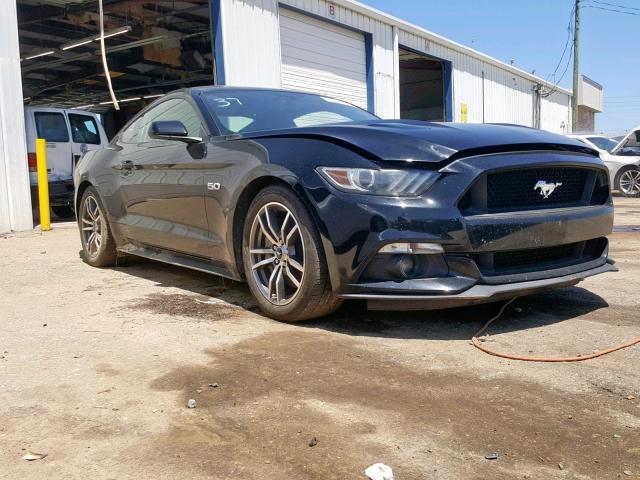 1FA6P8CF9G5264423 - 2016 FORD MUSTANG GT BLACK photo 1